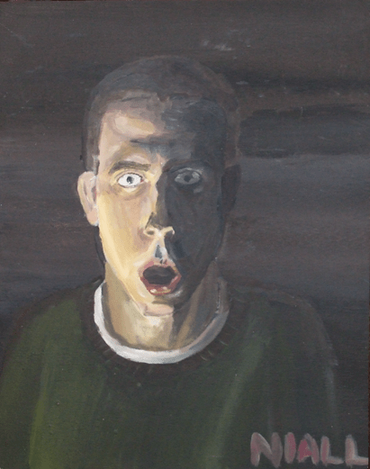 Candlelit Self-Portrait