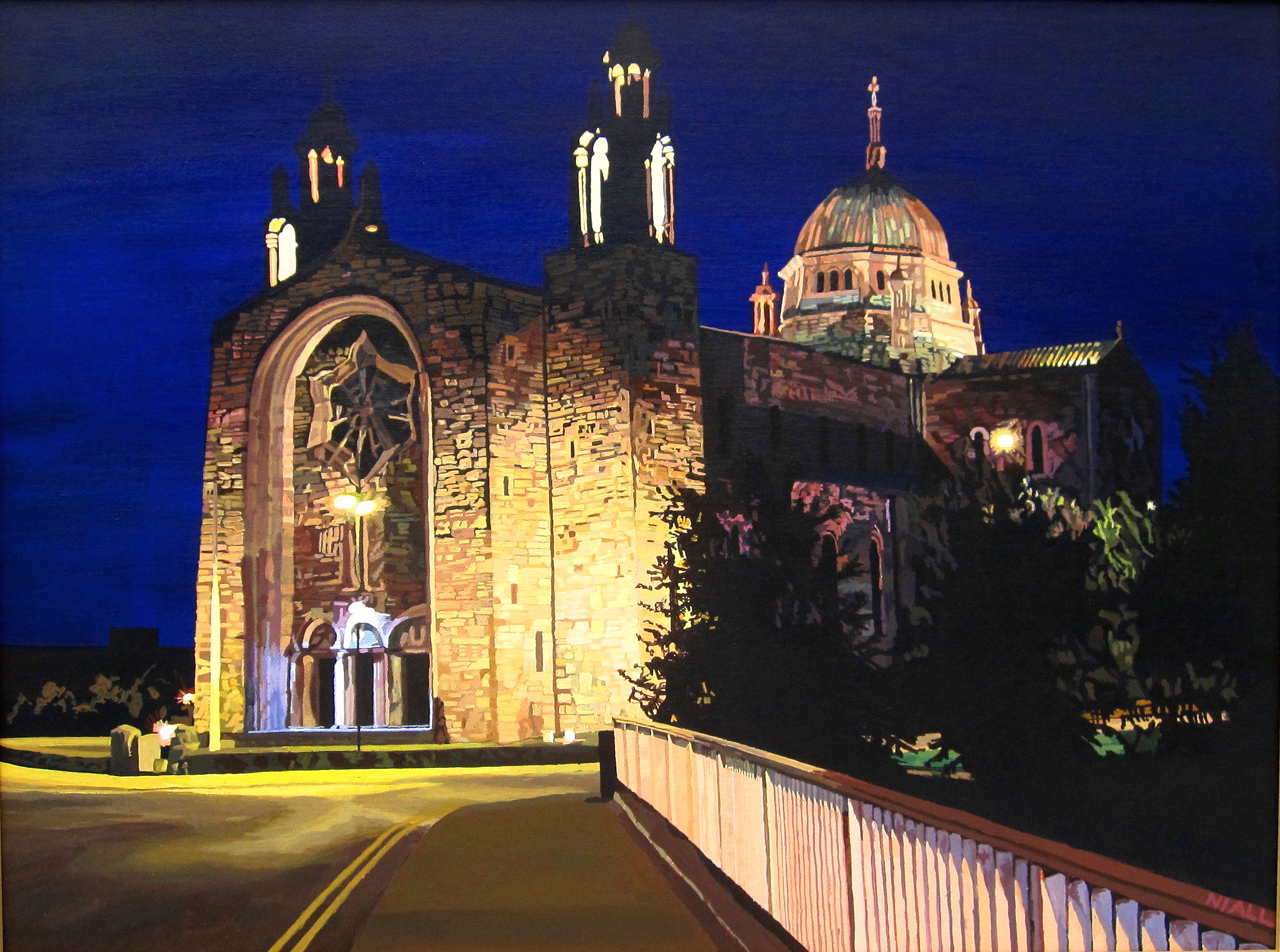 Galway Cathedral at Dusk