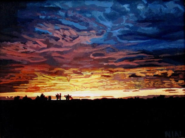 Golden Sunset Over Garryvoe