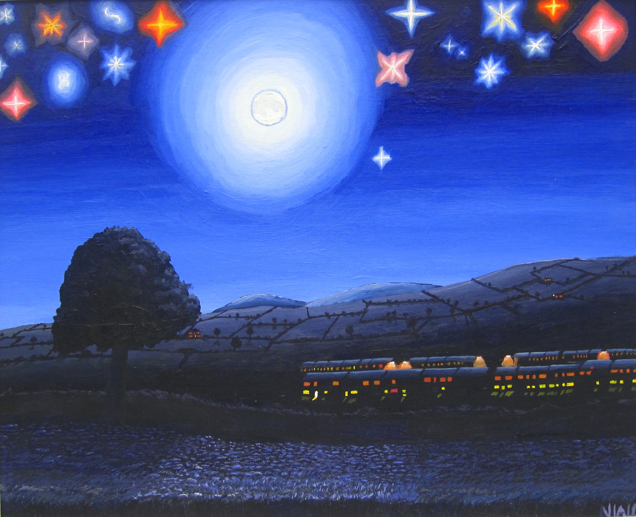 Imaginary Starlit Night