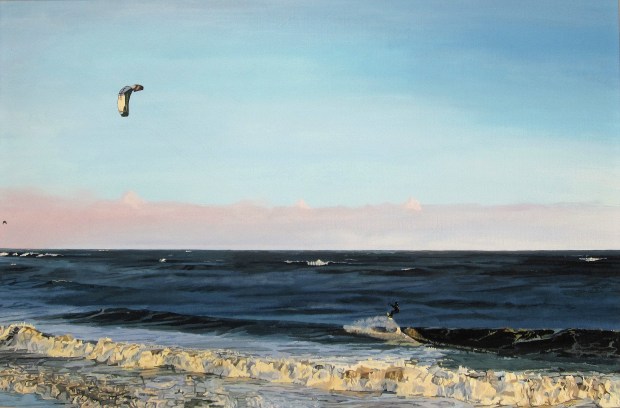 Kite Surfer in Garryvoe, November, 2011