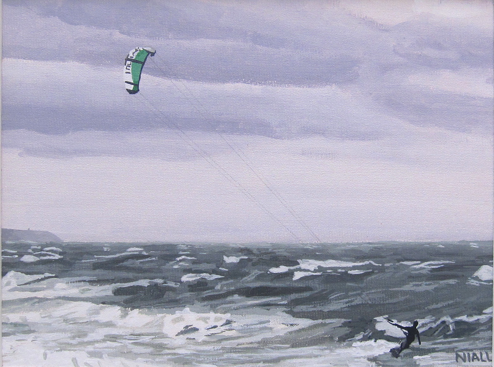 Kite Surfer in Garryvoe, November 2010