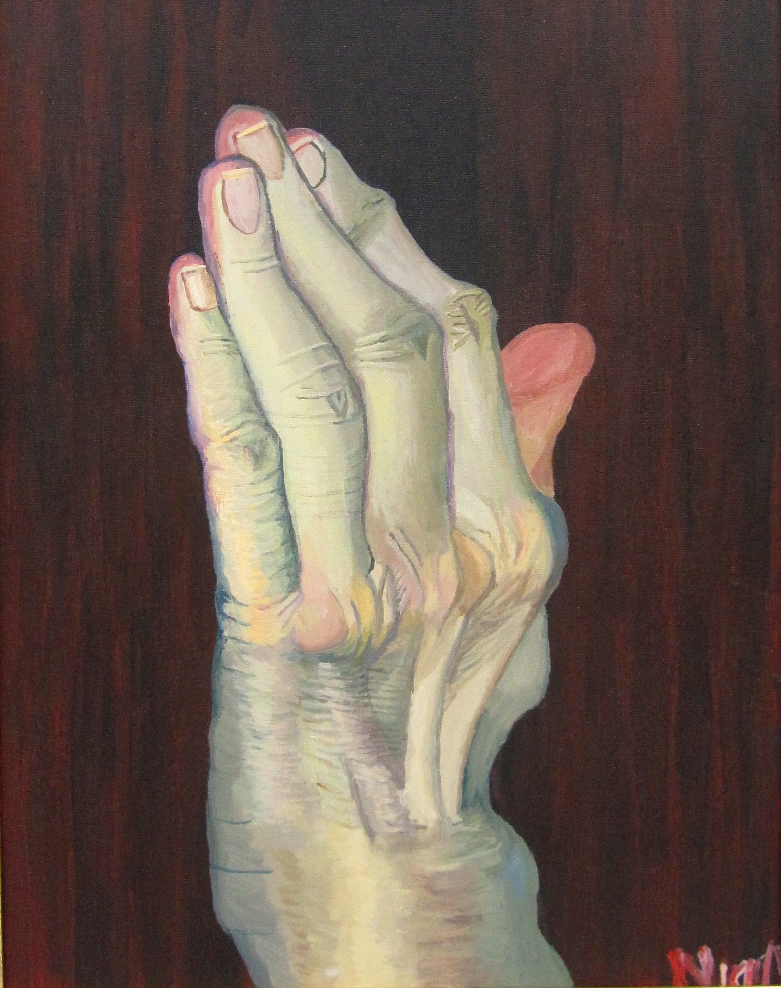 Mam's Arthritic Left Hand