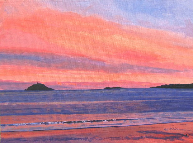 Sunset View of Ballycotton.