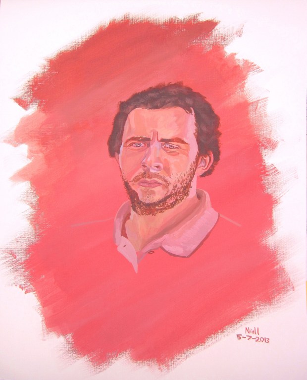 A Self-Portrait In Red