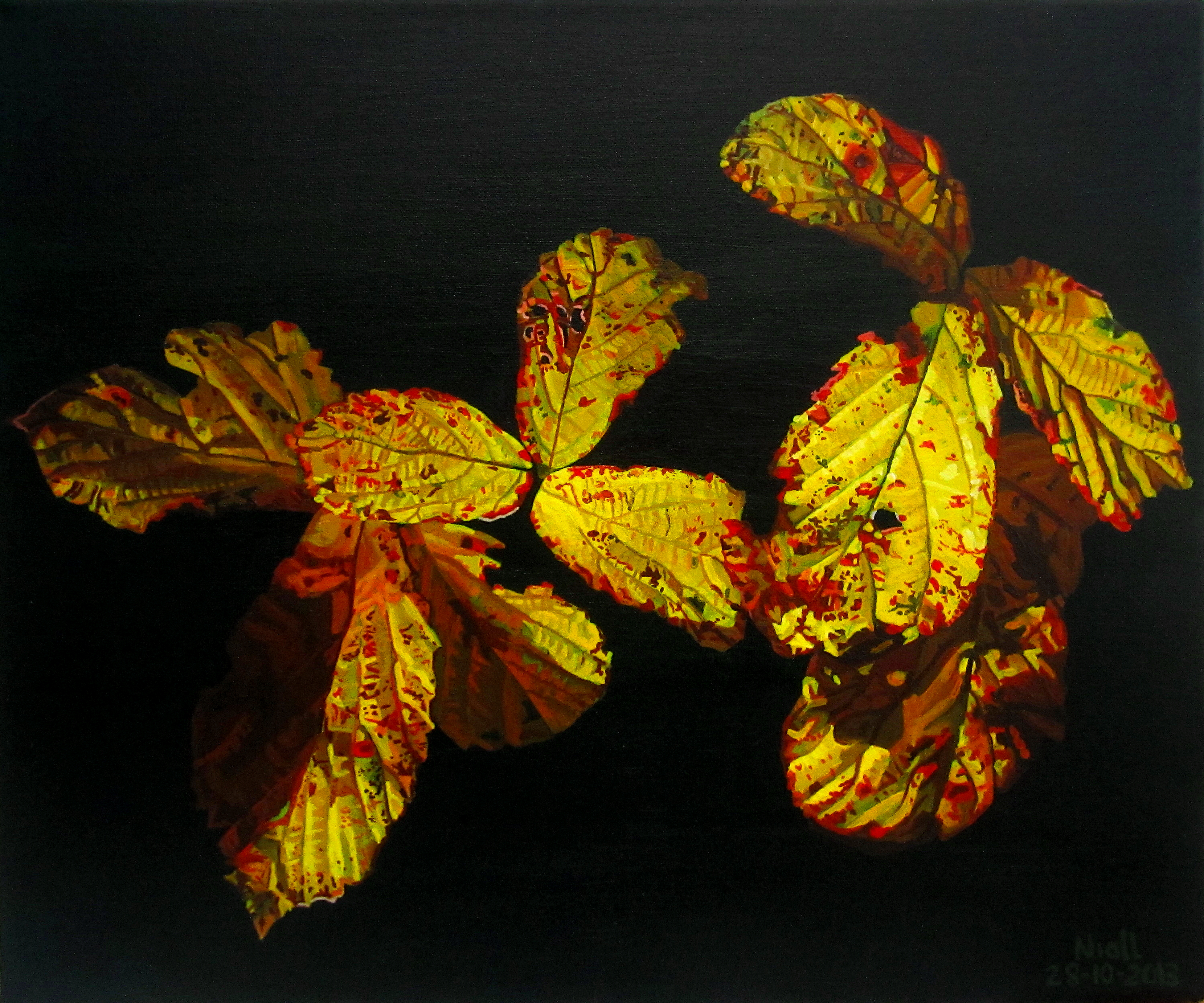 Autumnal Briar Leaves