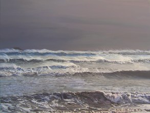 Storm Darwin Over Ballycotton Bay From Garryvoe