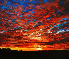 Dappled Sunset over Garryvoe