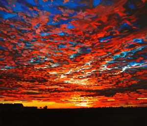 Dappled Sunset over Garryvoe