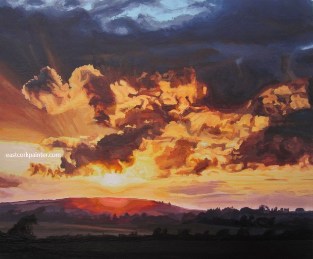 Midsummer Golden Sunset watermark