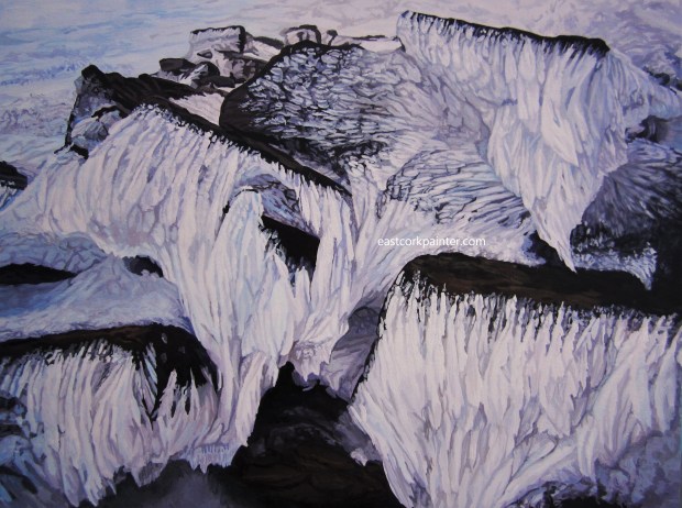 Icicles On Cairn Stones at Slievenamon watermark