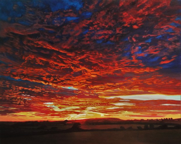 Early August Sunset watermark