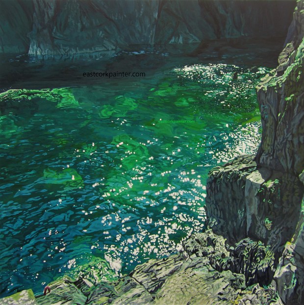 The Landing Area At Ballycotton Island In June watermark