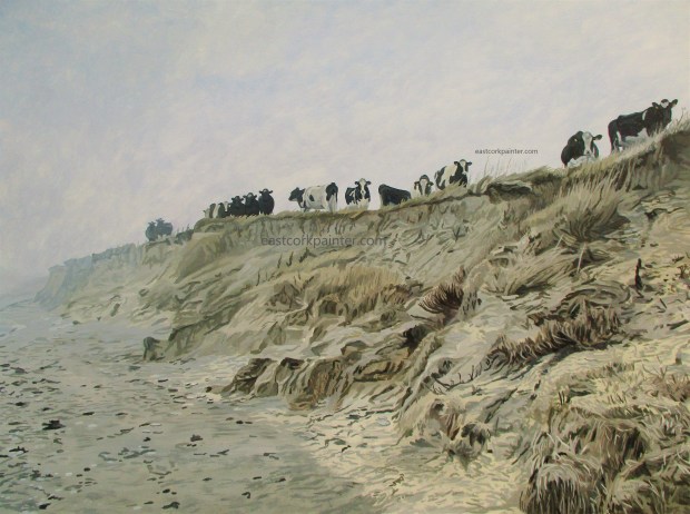 Cows On A Collapsed Cliff Edge watermark