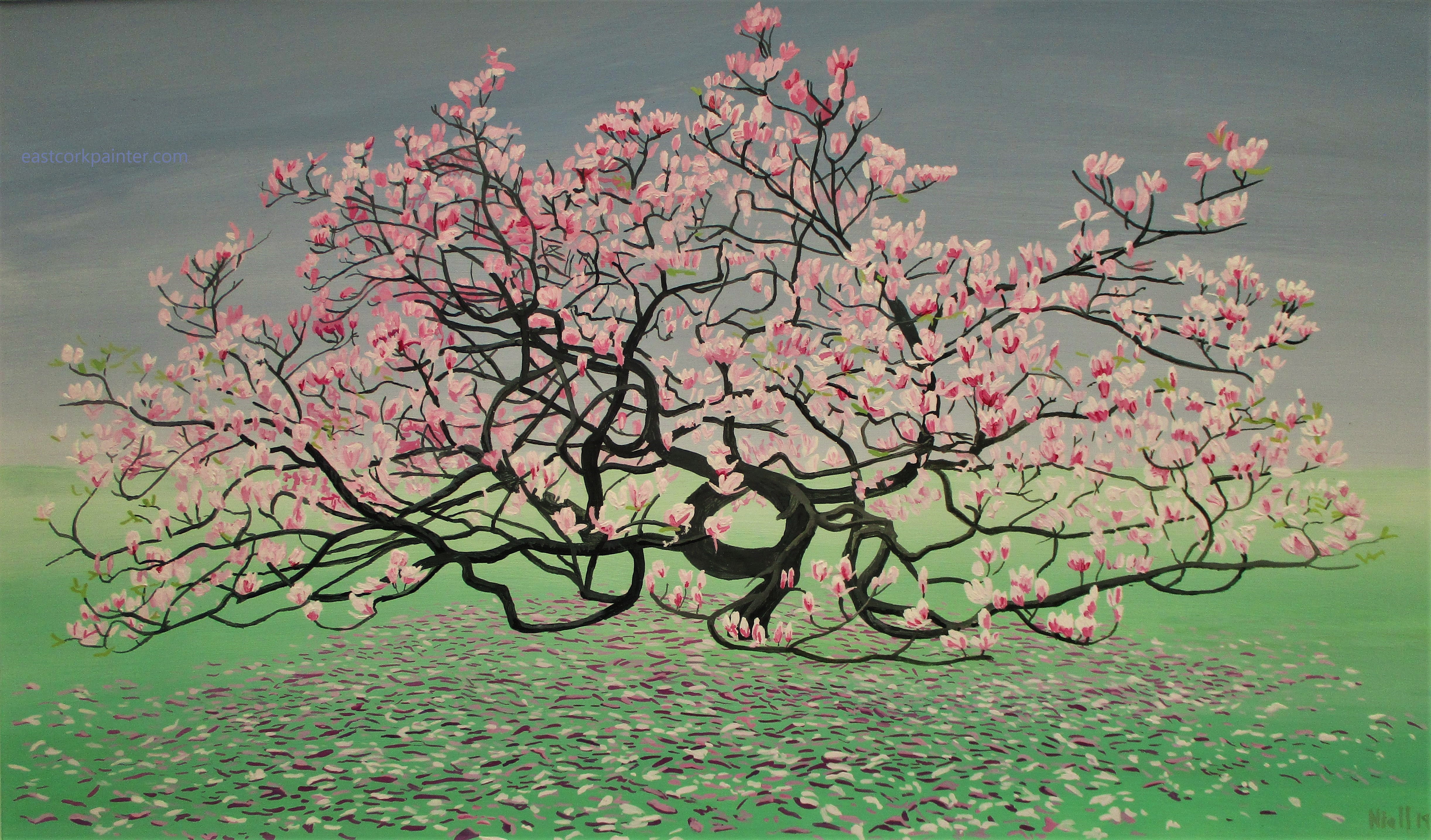 Magnolia Tree Watermark