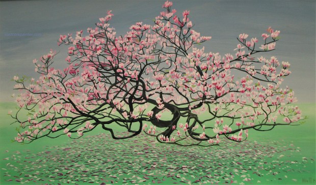 Magnolia Tree Watermark