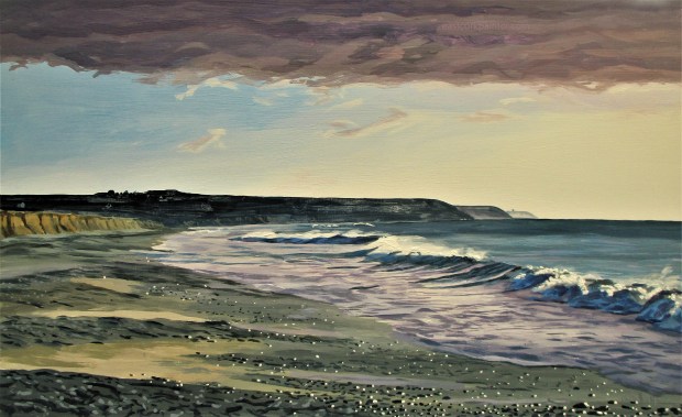 March Morning On Garryvoe Beach Watermark